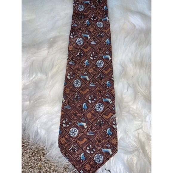 Vintage CHRISTIAN DIOR Mens Necktie TIE Monsieur SILK - Picture 6 of 7